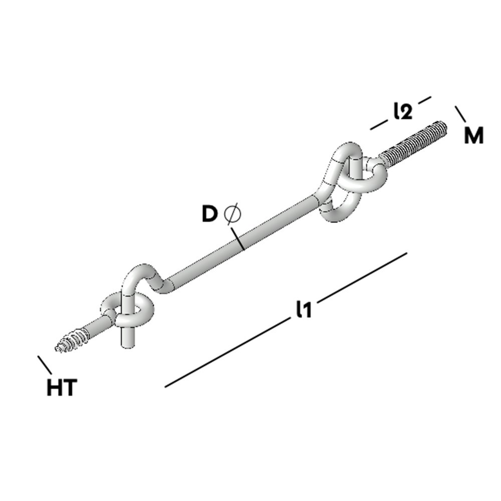 windhaak metrisch draad elvz-3