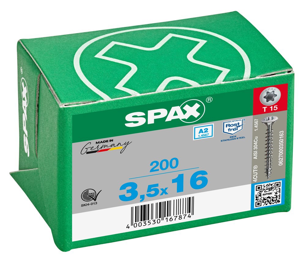 spaanplaatschroef rvs a2 spax-5