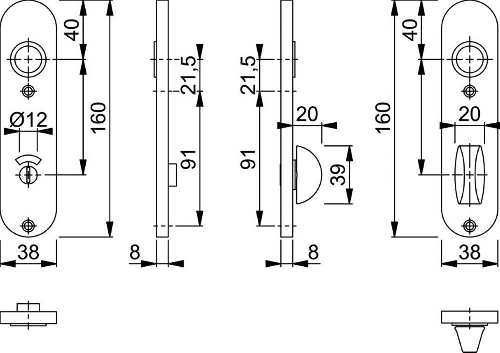 kortschild aluminium f1 hoppe-3
