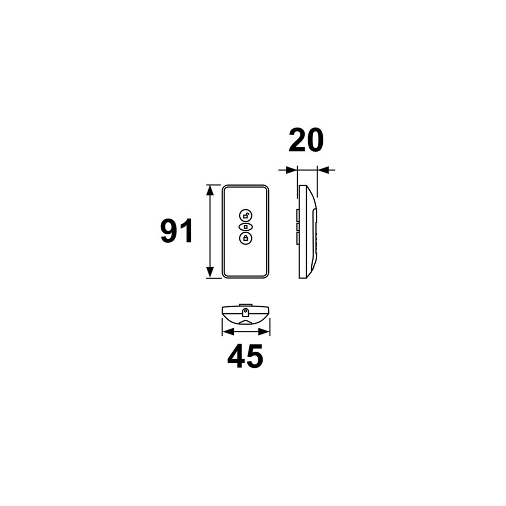 afstandsbediening axa remote 2.0-4