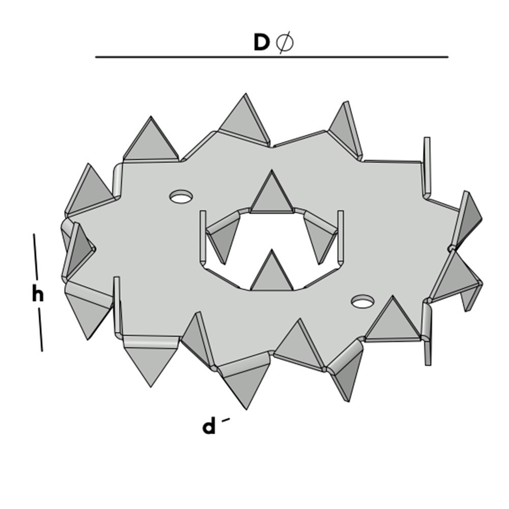 kramplaat dubbel thvz-3