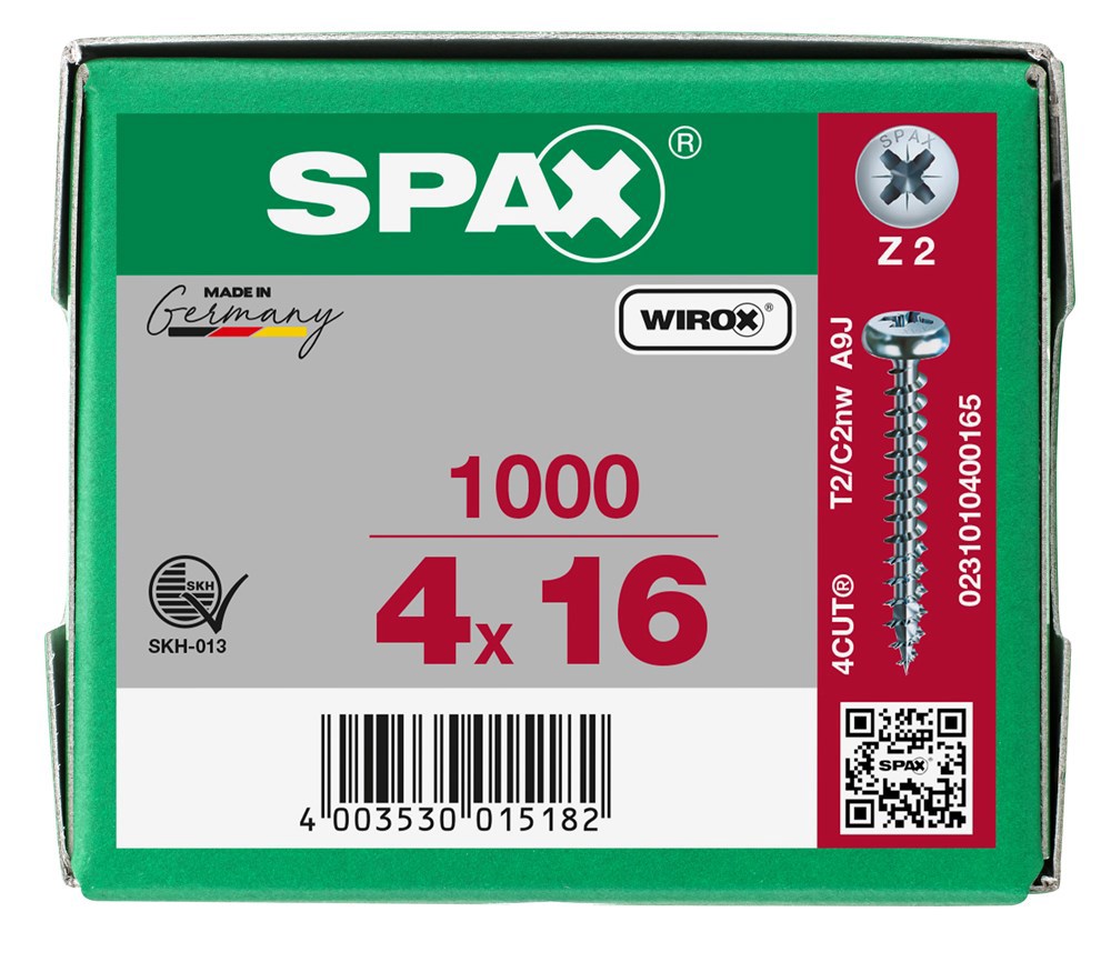spaanplaatschroef wirox spax-7