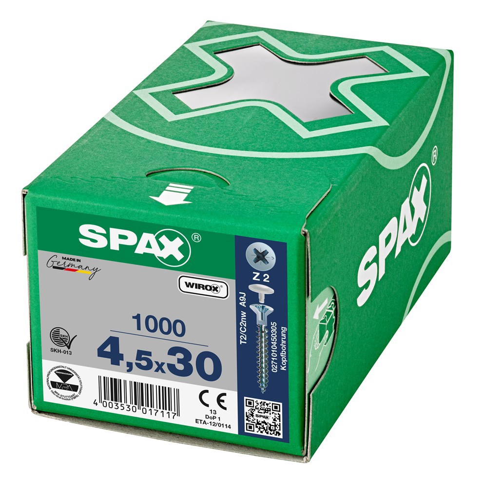 spaanplaatschroef wirox spax-6