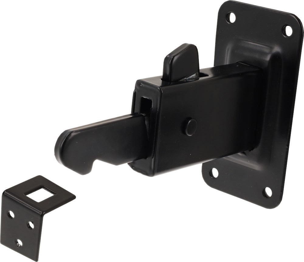 deurvastzetter verzinkt zwart oxloc