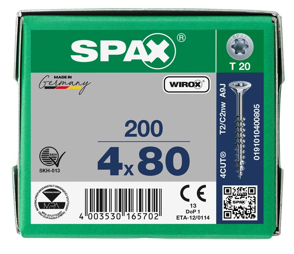spaanplaatschroef wirox spax-7