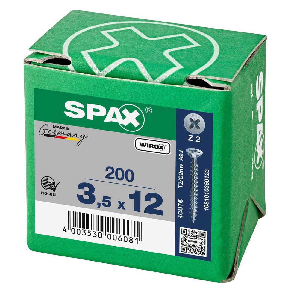 spaanplaatschroef wirox spax-6