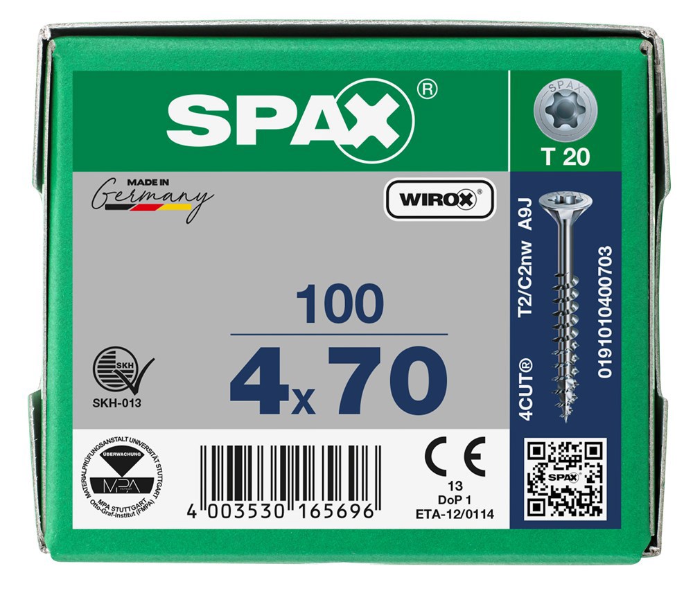 spaanplaatschroef wirox spax-7