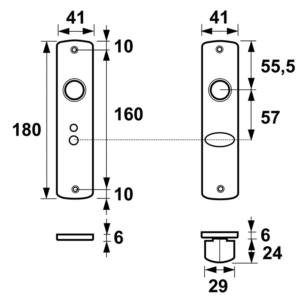 kortschild aluminium f1 axa-4