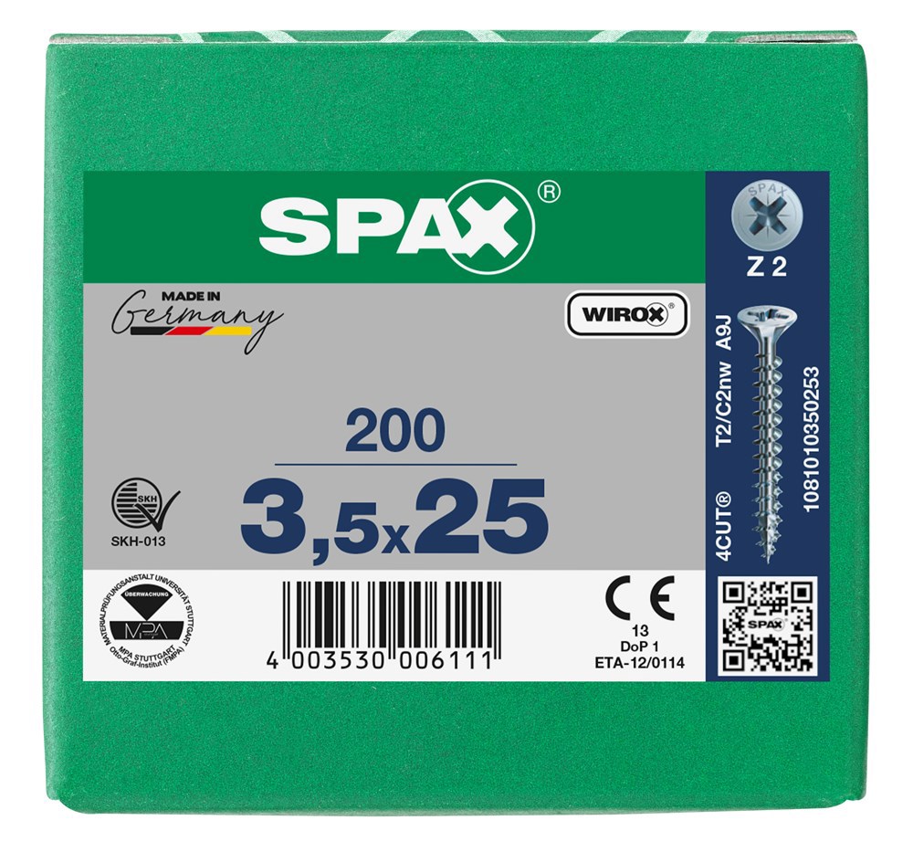 spaanplaatschroef wirox spax-7