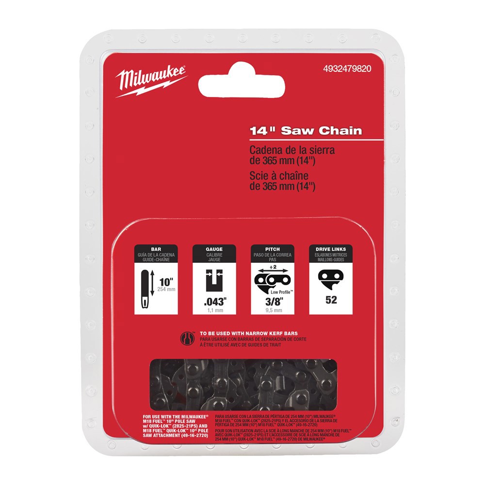 zaagketting milwaukee