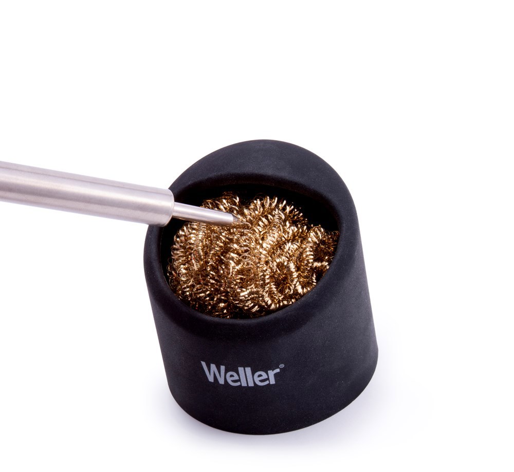 messingwol met houder weller-8