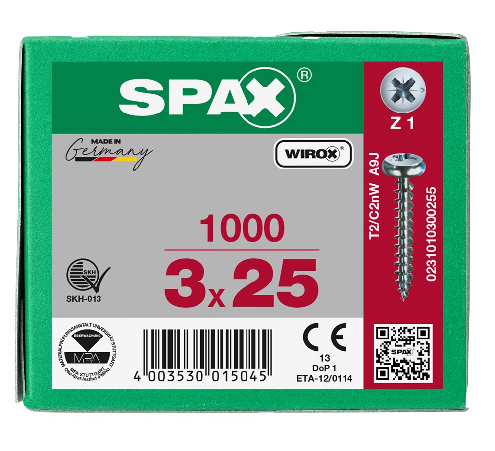 spaanplaatschroef wirox spax-7