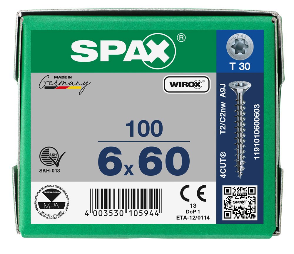 spaanplaatschroef wirox spax-7