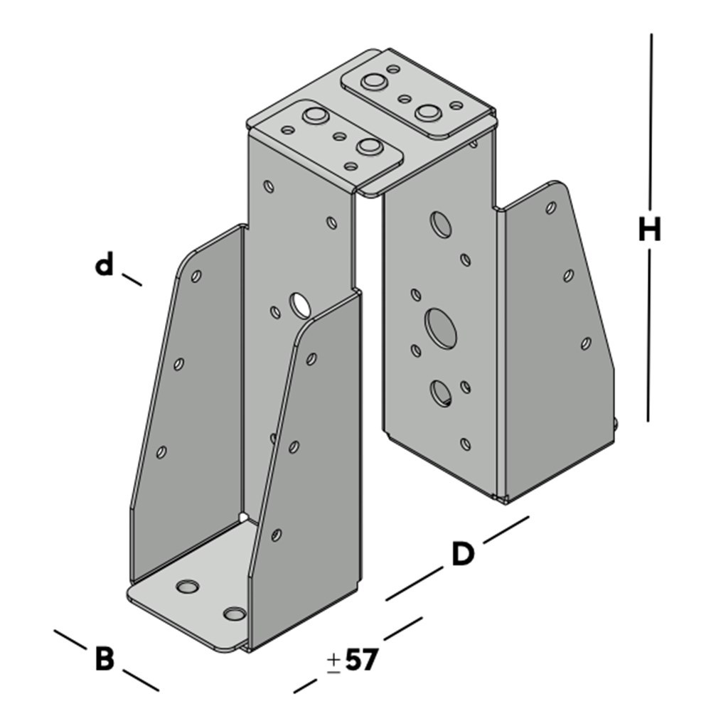 balkdrager gbs dubbel sv-4