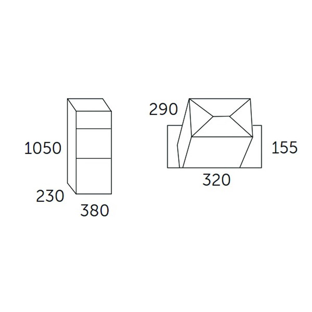 pakketzuil verzinkt allux-3