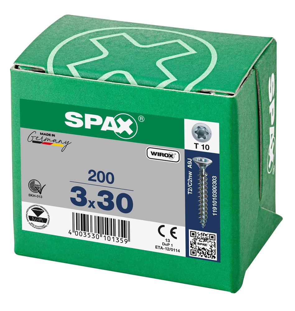 spaanplaatschroef wirox spax-6