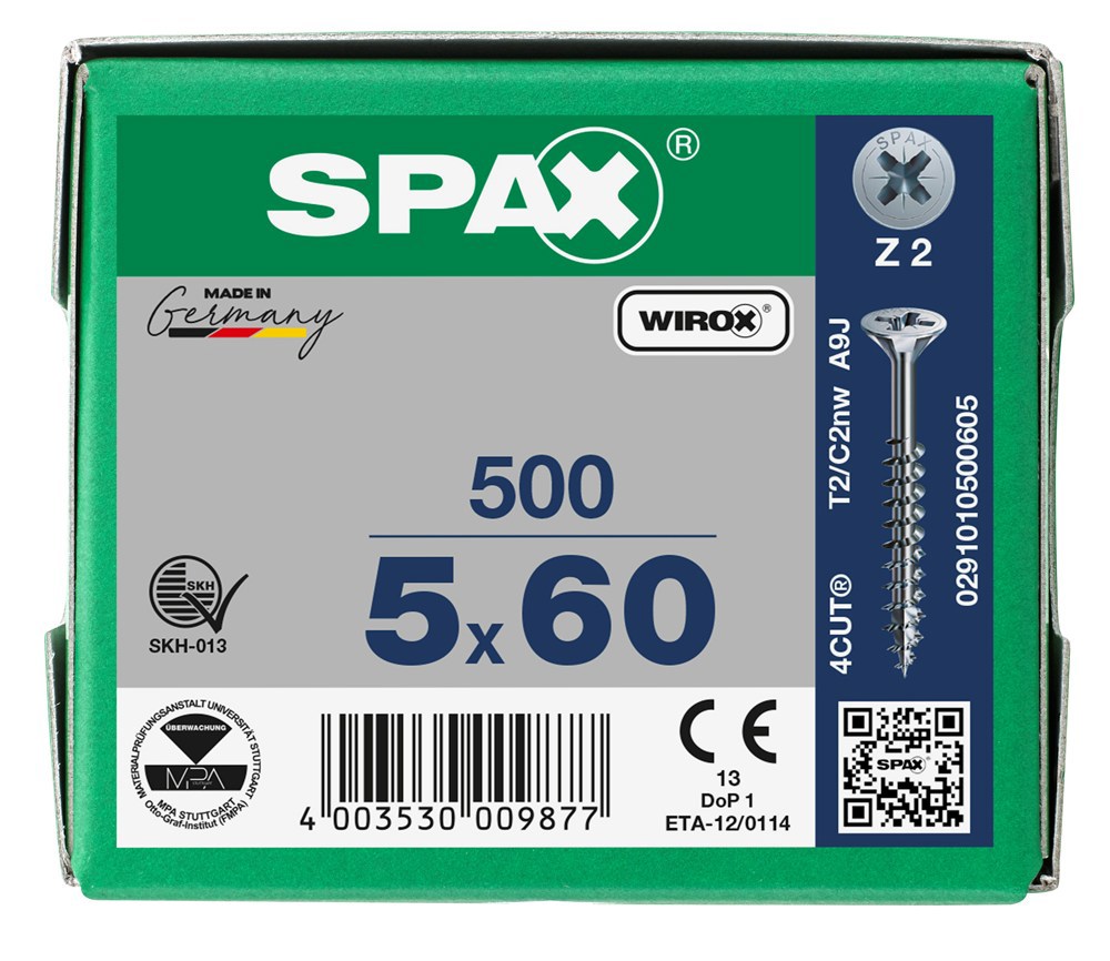 spaanplaatschroef wirox spax-7