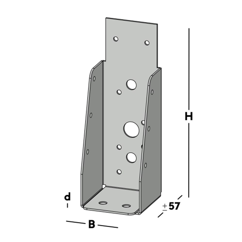 balkdrager gbs zonder lip sv-3