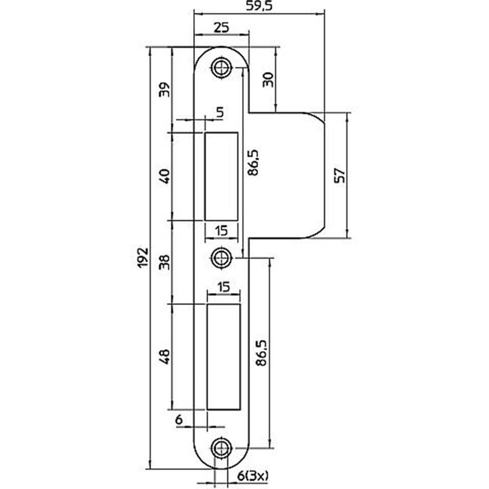 sluitplaat rvs nemef-3