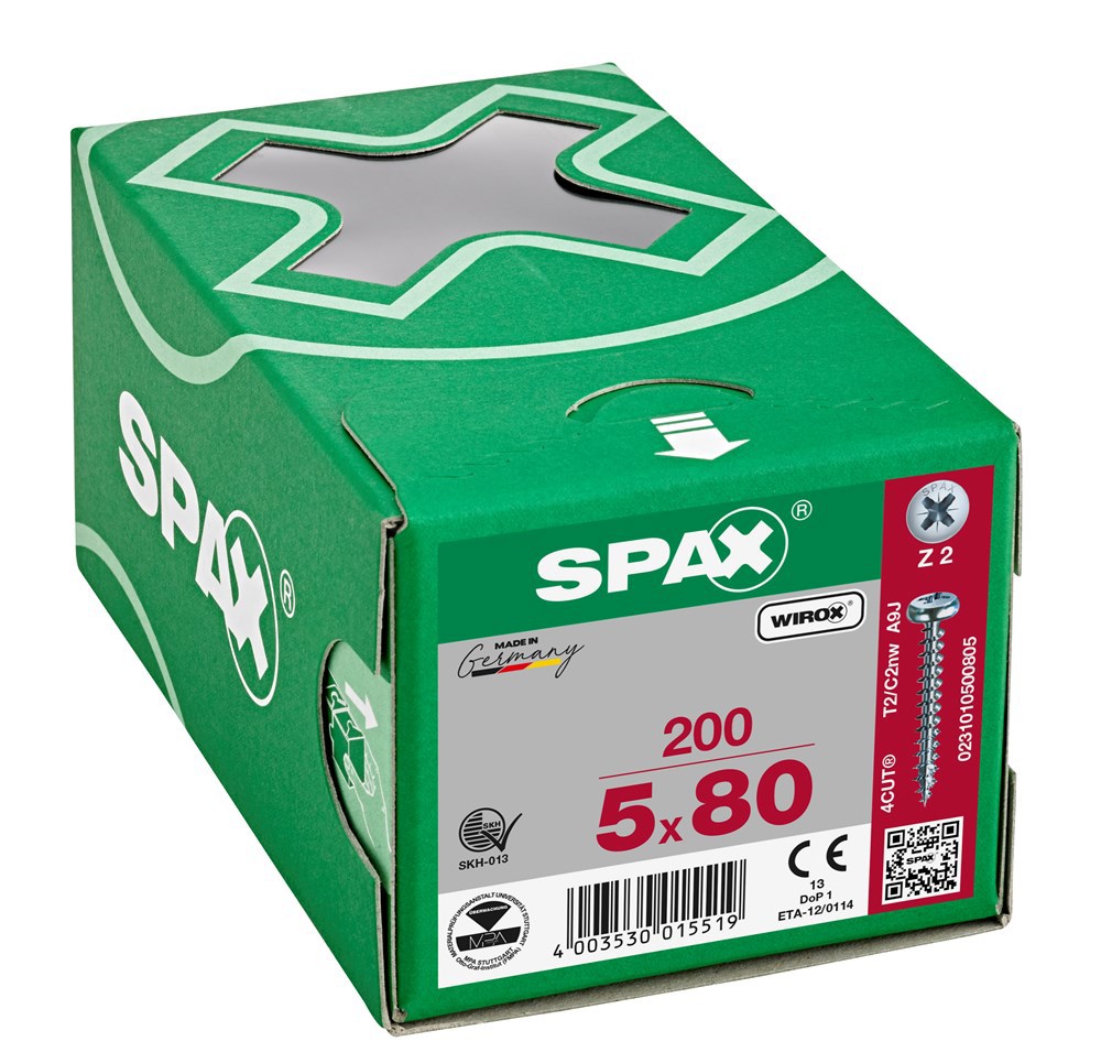spaanplaatschroef wirox spax-5