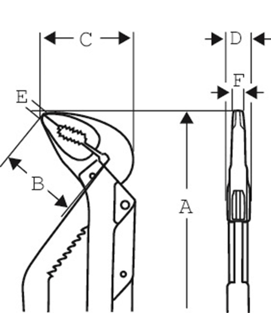 waterpomptang bahco ergo-3