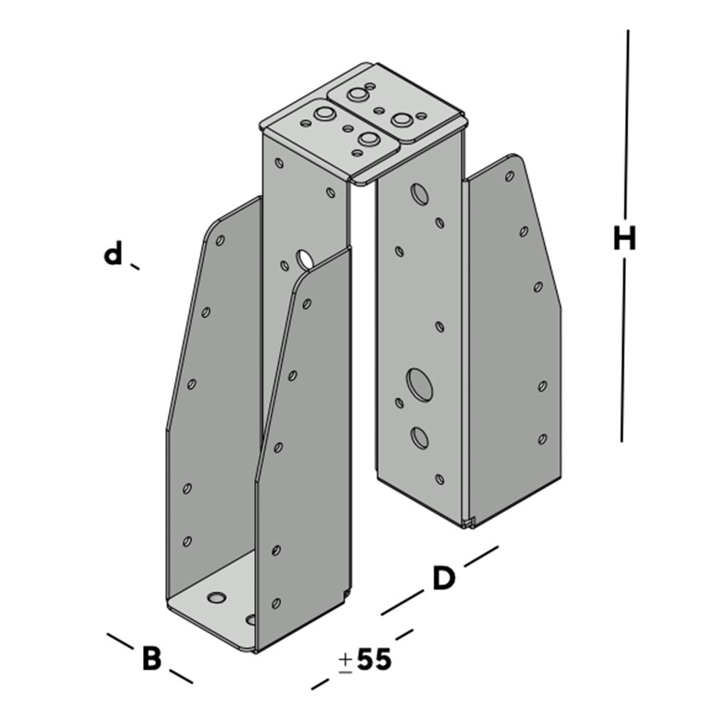 balkdrager gbs dubbel sv-4