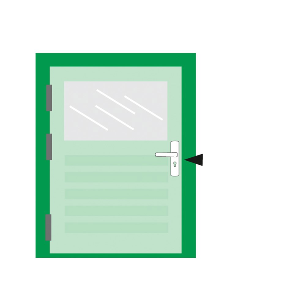 deurkruk aluminium f1 axa-3