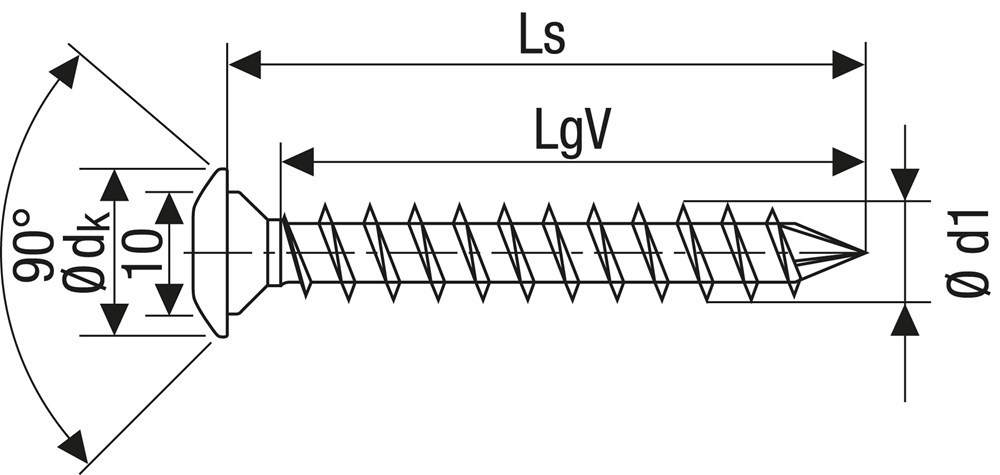 paalschroef rvs a1 spax-4