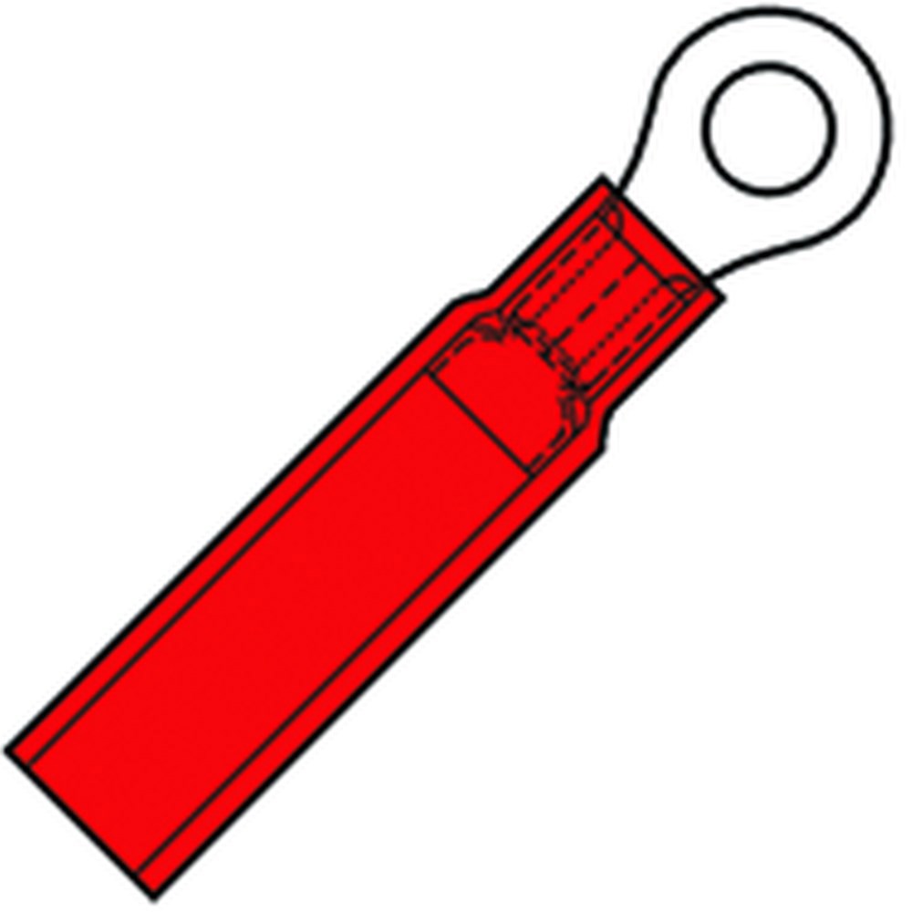 kabelschoen ring waterdicht rood