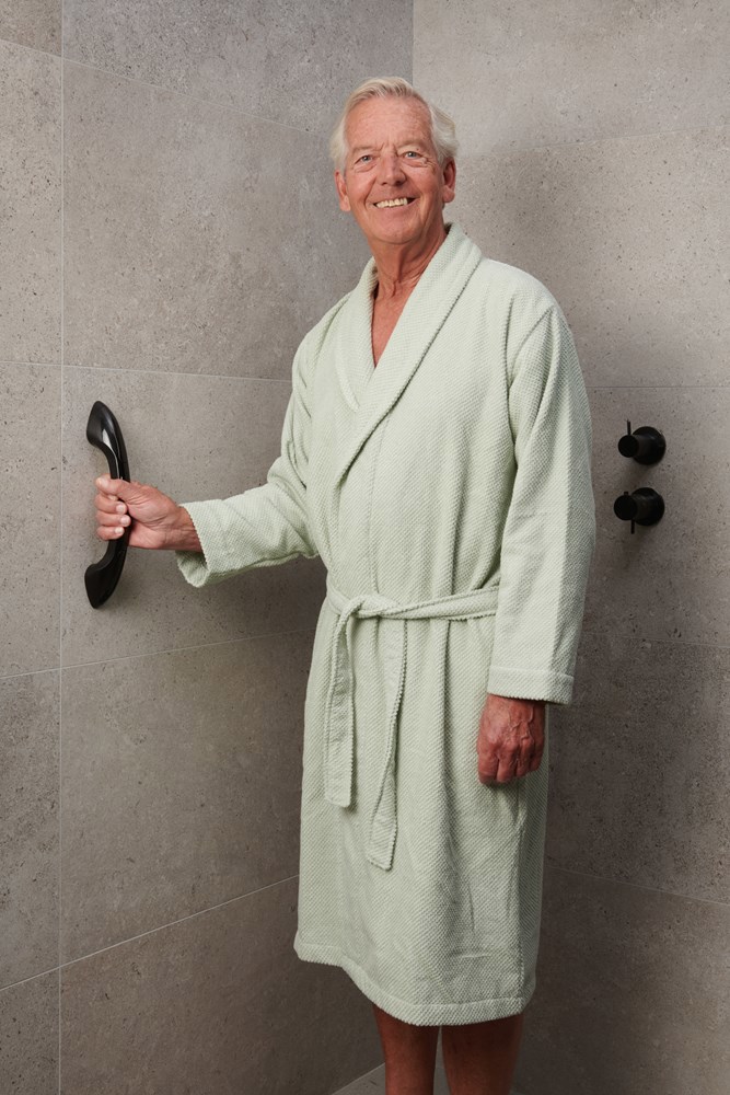 wandbeugel kunststof zwart secucare-6