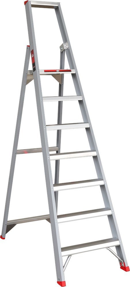 plateautrap aluminium ongecoat kelfort