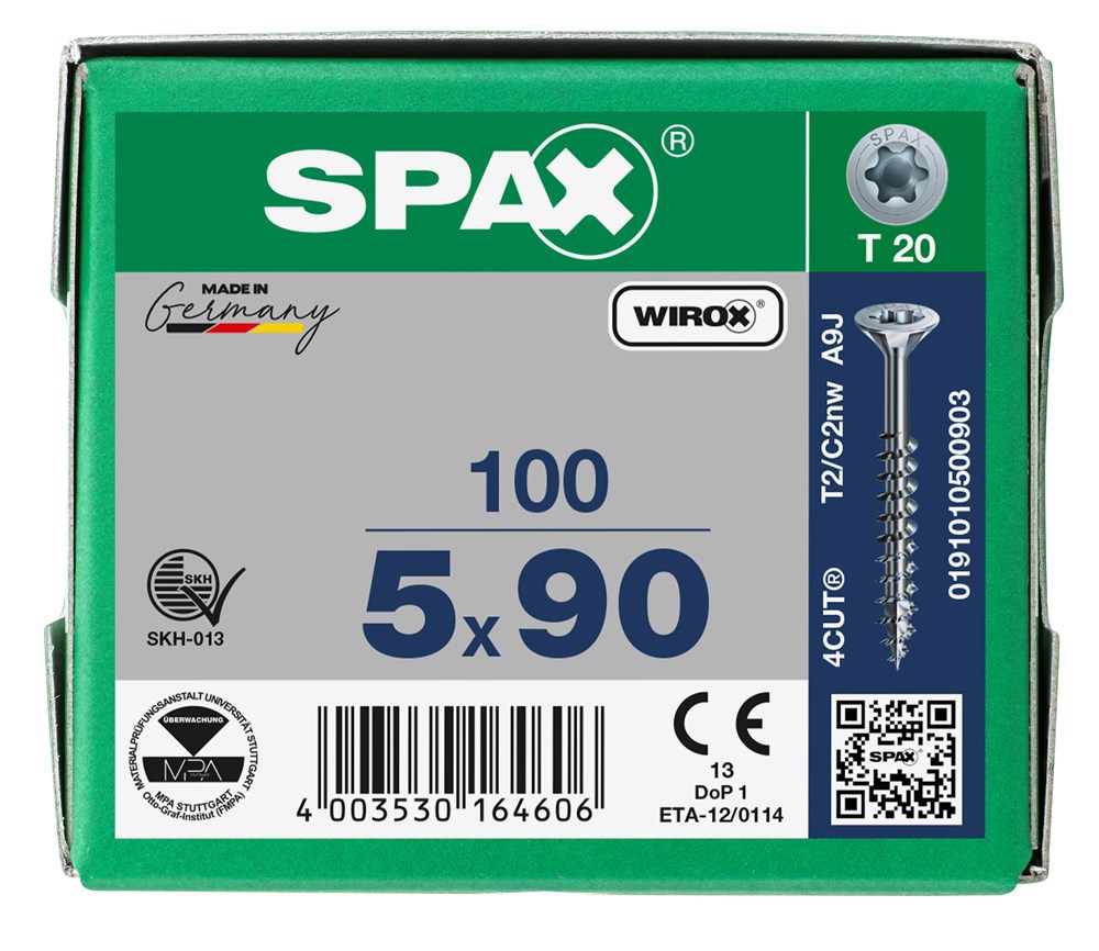 spaanplaatschroef wirox spax-7