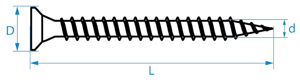 spaanplaatschroef rvs a2 qz-3