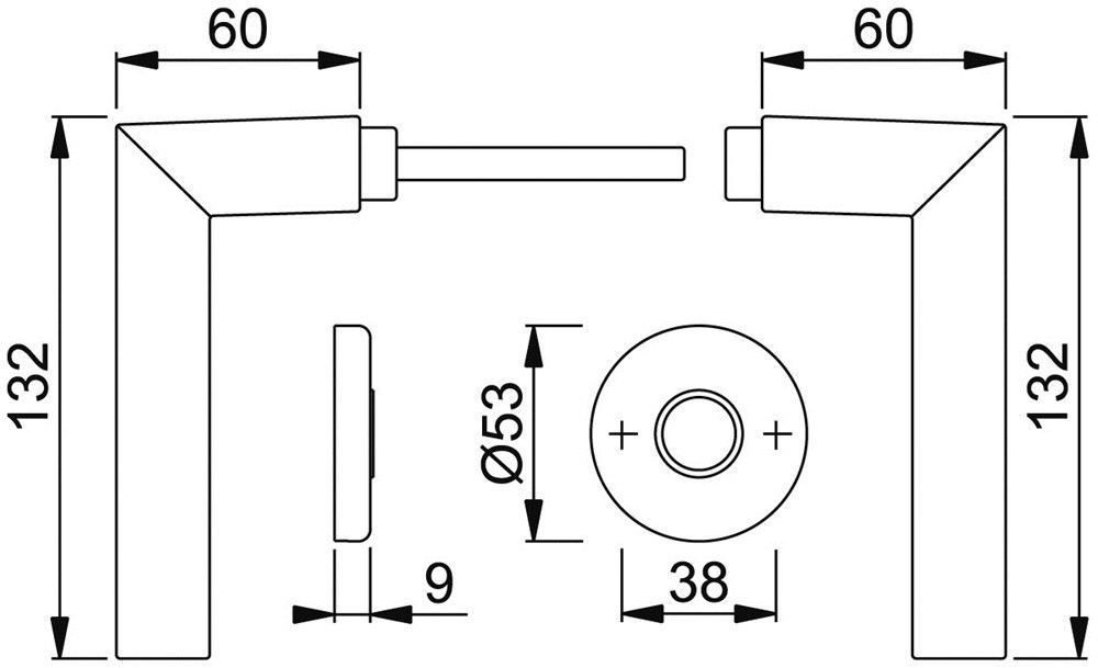 deurkrukgarnituur aluminium f1 hoppe-3