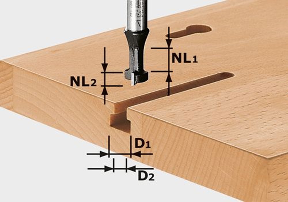 T-groeffrees hardmetaal festool