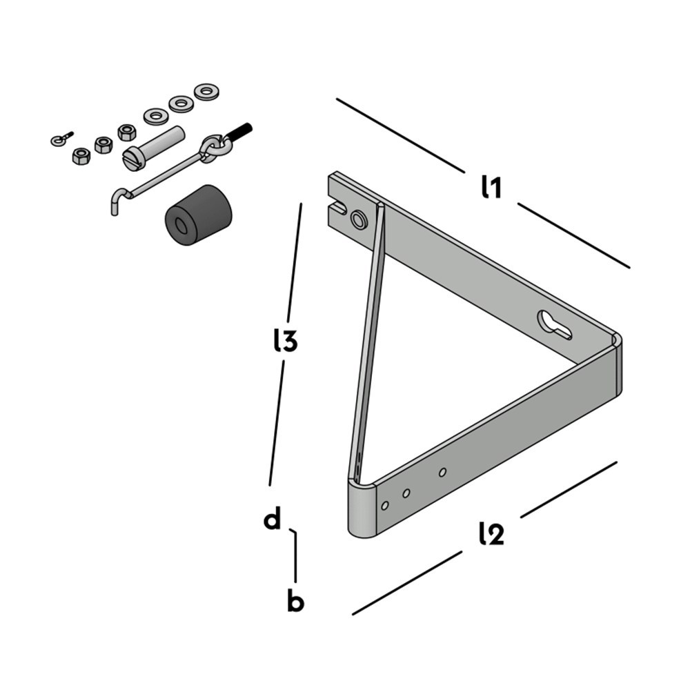 deuropvangbeugel haaks thvz-4
