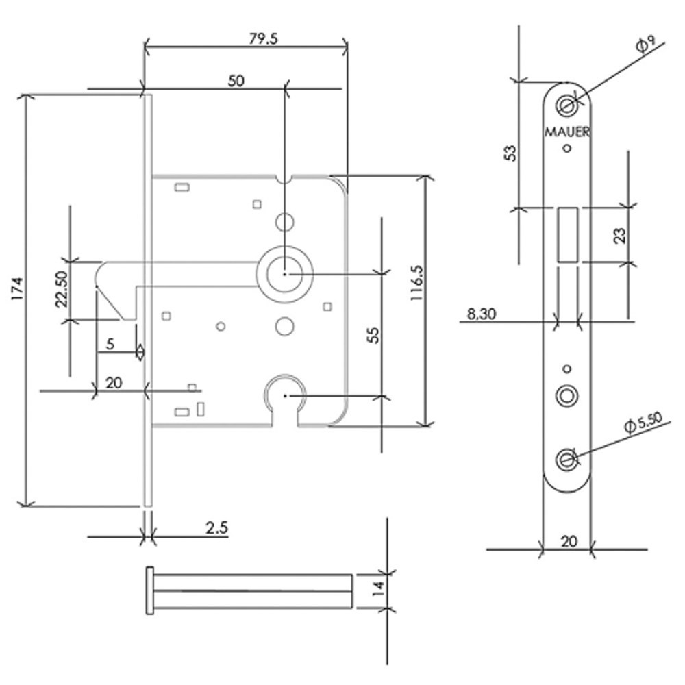 schuifdeurslot insteek d&n pc mauer-3