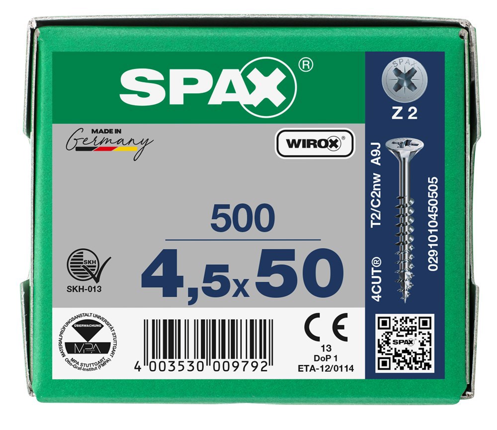 spaanplaatschroef wirox spax-7