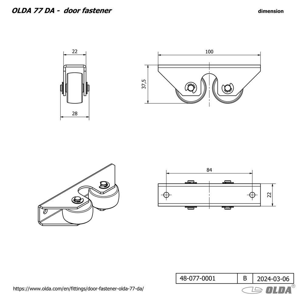deurvastzetter rvs olda