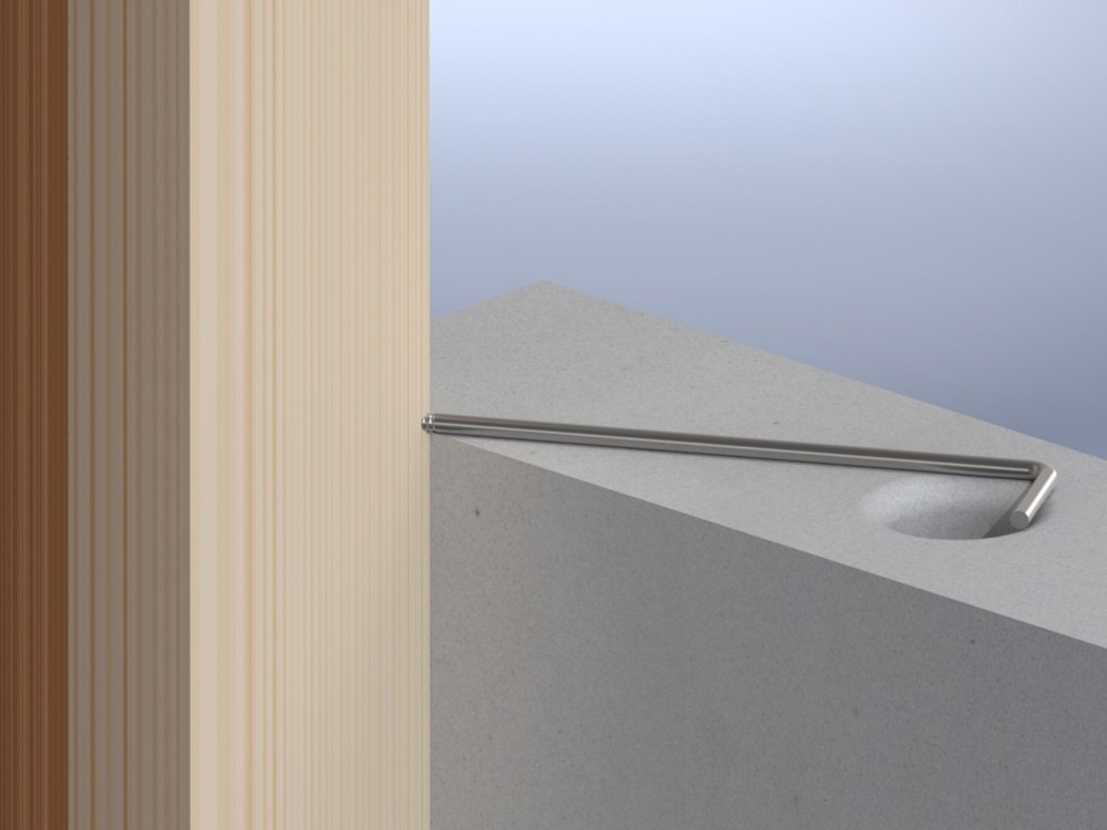 kozijnanker met houtdraad thvz(vd)-3