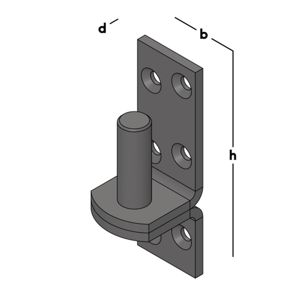 plaatduim zwart epz-3