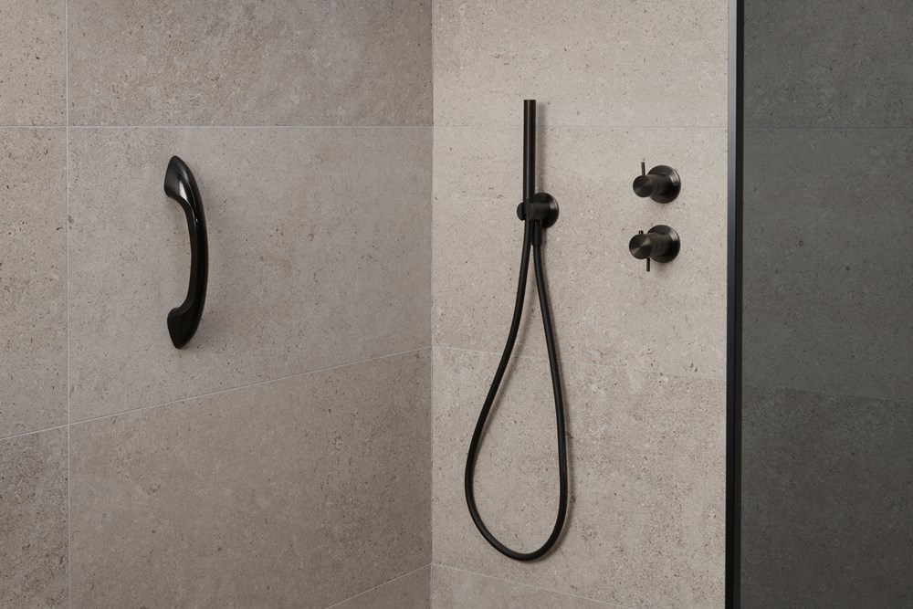 wandbeugel kunststof zwart secucare-5