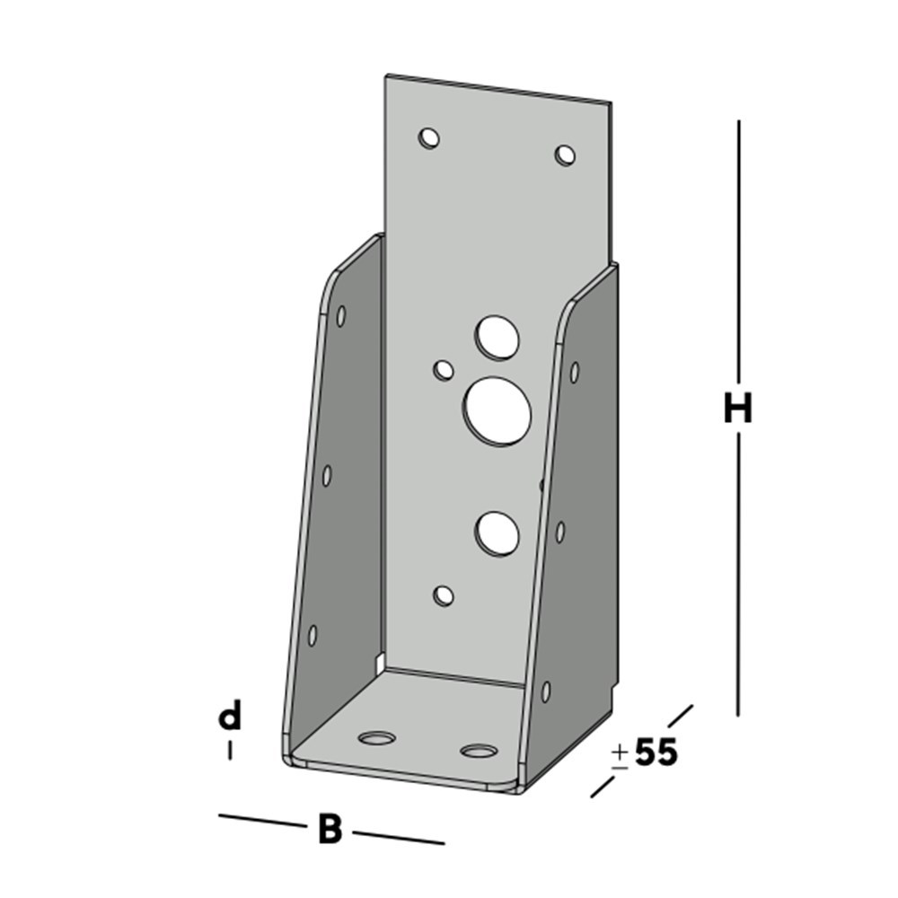 balkdrager gbs zonder lip sv-3