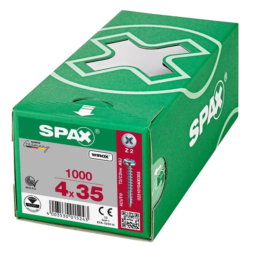 spaanplaatschroef wirox spax-6