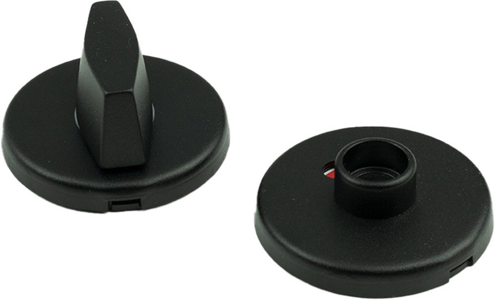 toiletrozet aluminium mat zwart oxloc