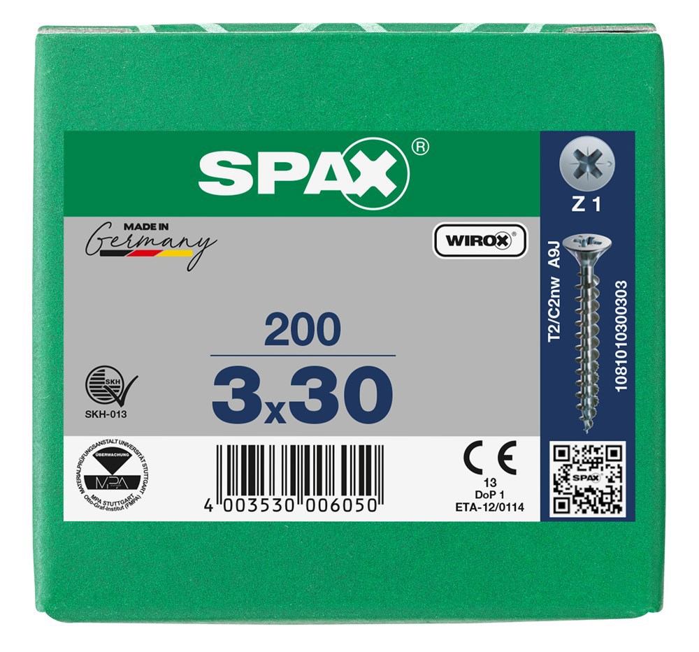 spaanplaatschroef wirox spax-7