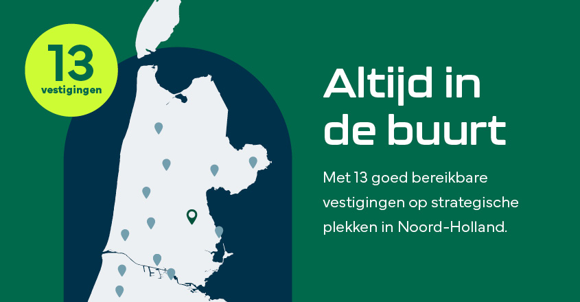 Tijdloze Banner 13 Vestigingen