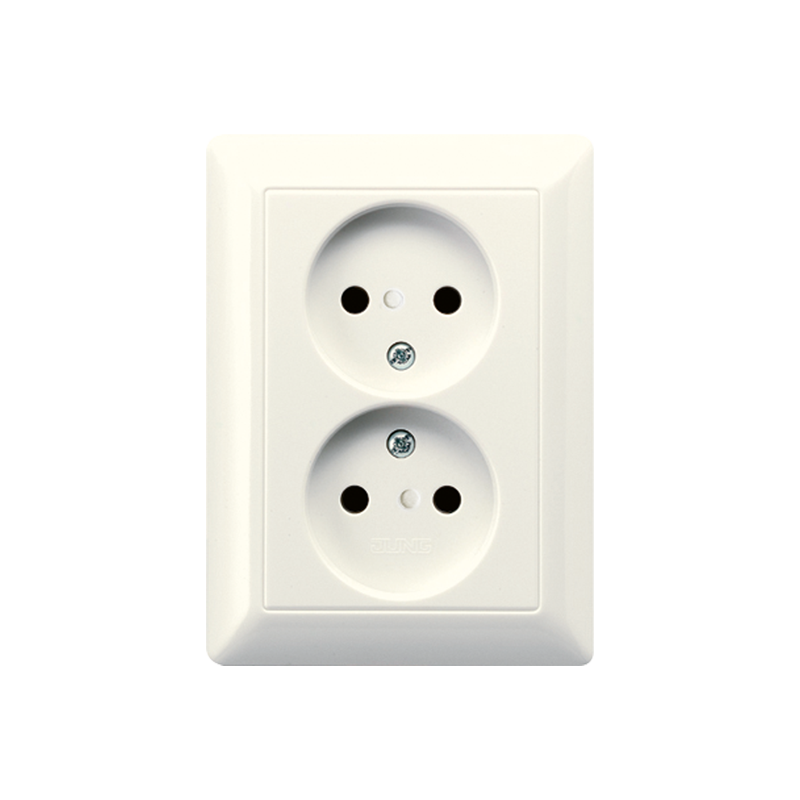 wandcontactdoos inbouw dubbel jung