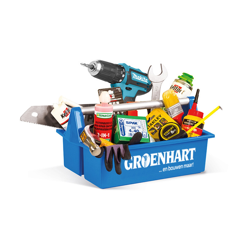 gereedschapsbak groenhart