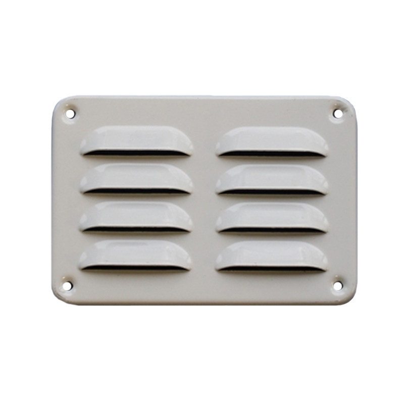 schoepenrooster aluminium wit gavo